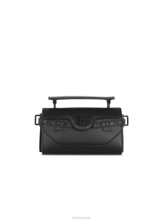 Accessories D00221161 Black Balmain Men Smooth Leather B-Buzz 19 Bag