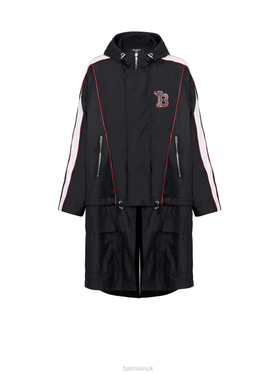 Clothing D00221025 Black Balmain x Puma Men Adjustable Parka