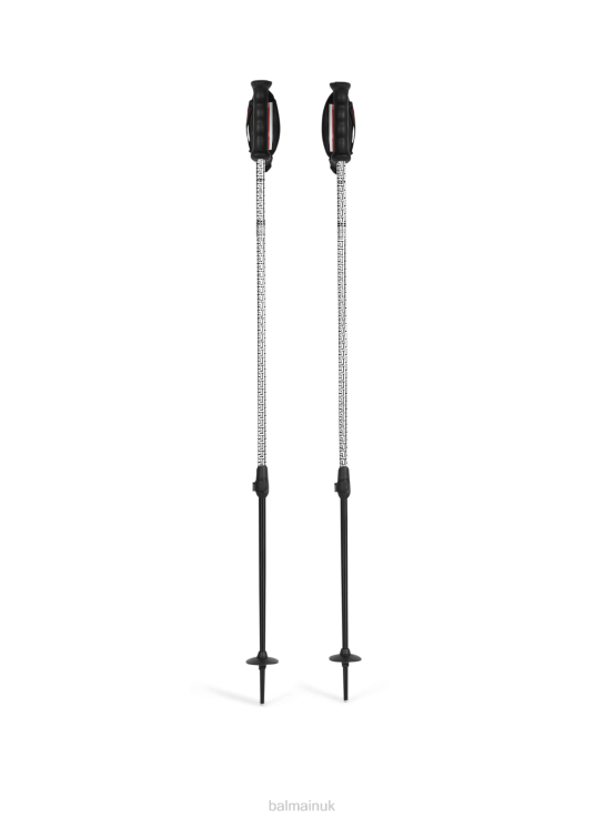 Accessories D0022801 Black Balmain x Rossignol Women Rossignol Ski Poles With Monogram