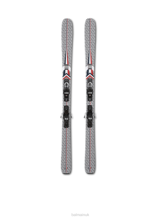 Accessories D0022802 Black Balmain x Rossignol Women Pair Of Wooden Rossignol Skis With Monogram