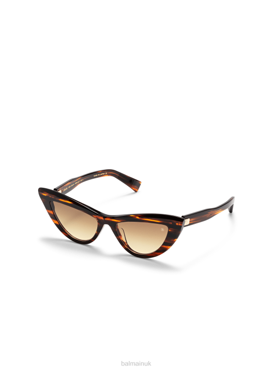 Accessories D0022697 Brown Balmain Women Jolie Sunglasses