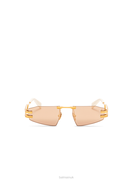 Accessories D0022707 Gold Balmain Women Fixe Ii Sunglasses