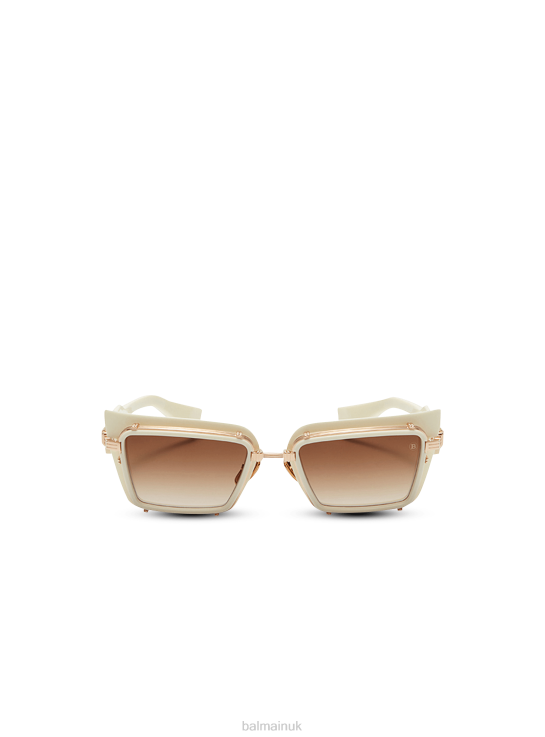 Accessories D0022720 White Balmain Women Admirable Sunglasses