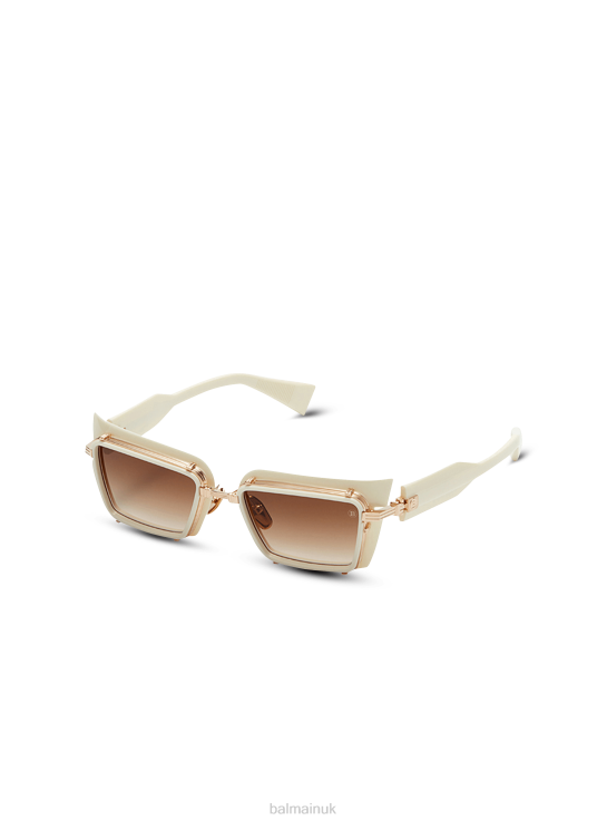 Accessories D0022720 White Balmain Women Admirable Sunglasses