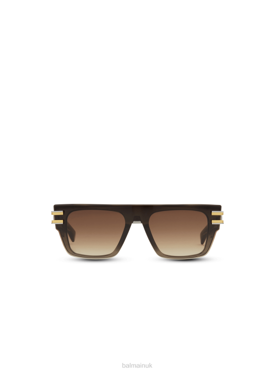 Accessories D0022727 Brown Balmain Women Nylon Plastic Soldat Sunglasses