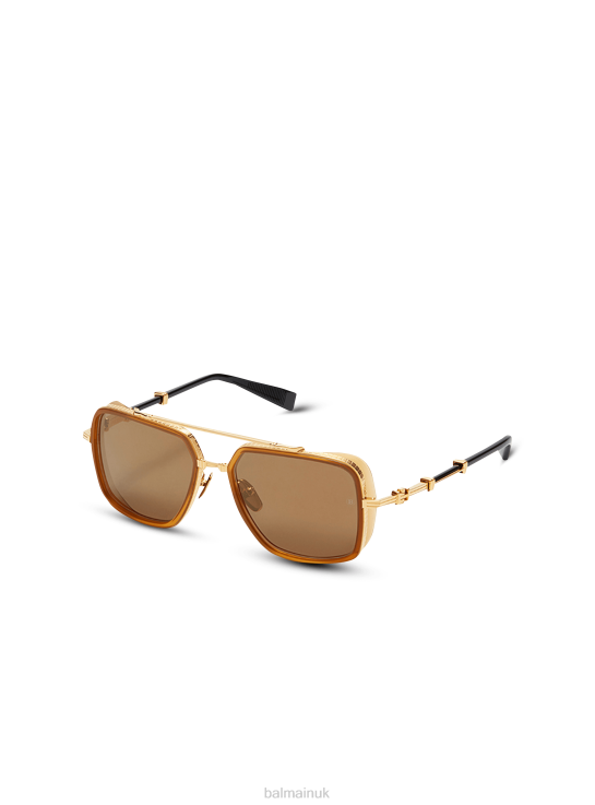 Accessories D0022732 Gold Balmain Women Officier Sunglasses