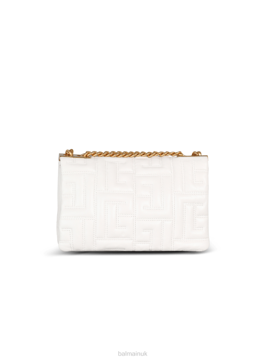 Accessories D0022539 Pink Balmain Women Small 1945 Soft Bag In Quilted Leather