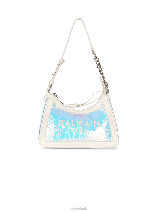 Accessories D0022566 Multicolor Balmain Women B-Army Iridescent Leather Bag With Leather Inserts