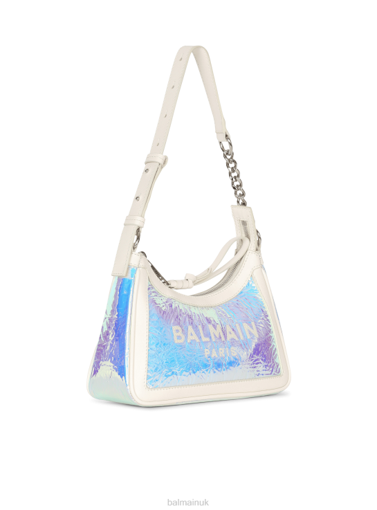 Accessories D0022566 Multicolor Balmain Women B-Army Iridescent Leather Bag With Leather Inserts