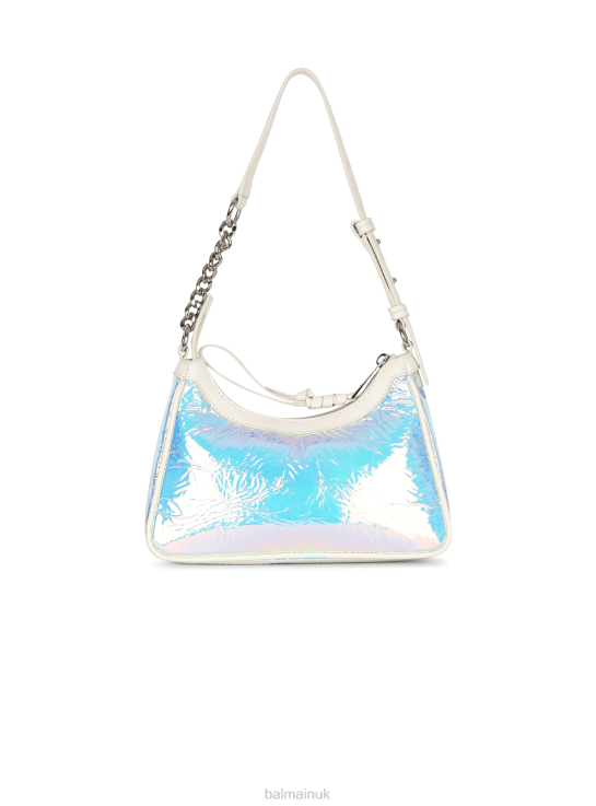 Accessories D0022566 Multicolor Balmain Women B-Army Iridescent Leather Bag With Leather Inserts