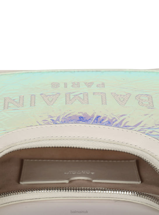 Accessories D0022566 Multicolor Balmain Women B-Army Iridescent Leather Bag With Leather Inserts