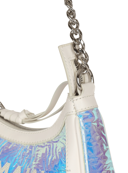 Accessories D0022566 Multicolor Balmain Women B-Army Iridescent Leather Bag With Leather Inserts