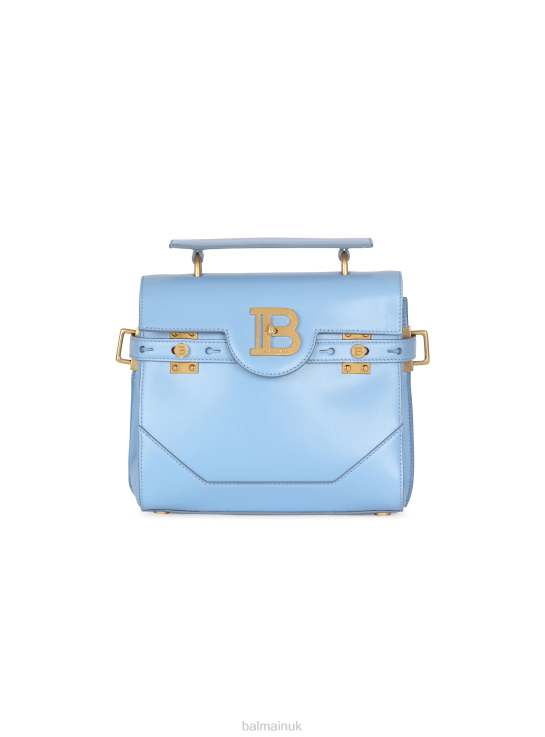 Accessories D0022453 Blue Balmain Women Smooth Leather B-Buzz 23 Bag