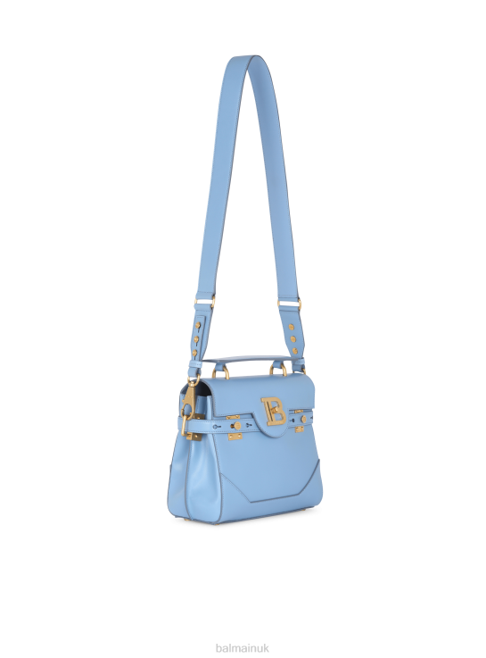 Accessories D0022453 Blue Balmain Women Smooth Leather B-Buzz 23 Bag