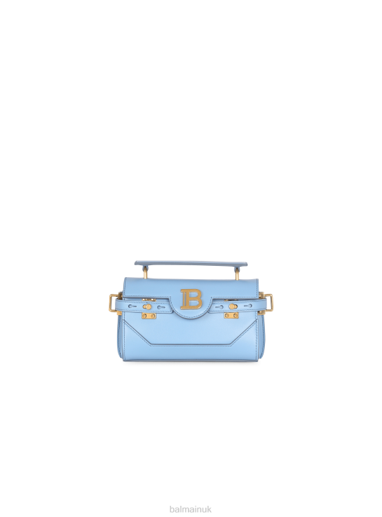 Accessories D0022454 Blue Balmain Women Smooth Leather B-Buzz 19 Bag