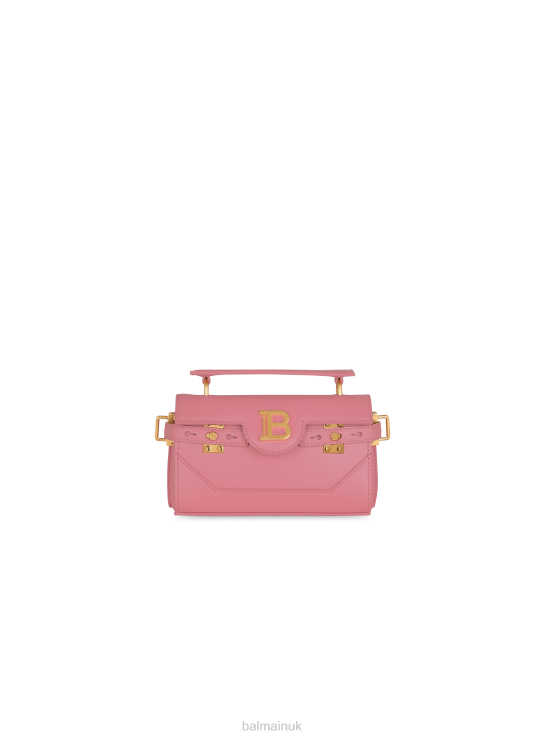 Accessories D0022459 Pink Balmain Women Smooth Leather B-Buzz 19 Bag