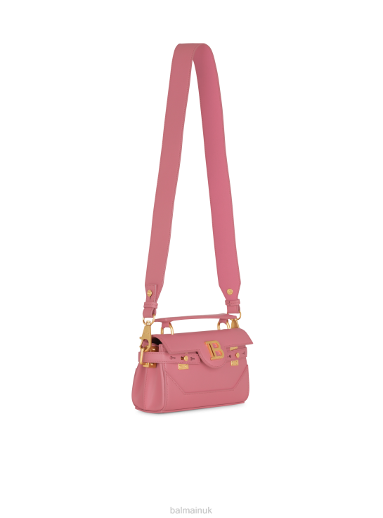 Accessories D0022459 Pink Balmain Women Smooth Leather B-Buzz 19 Bag