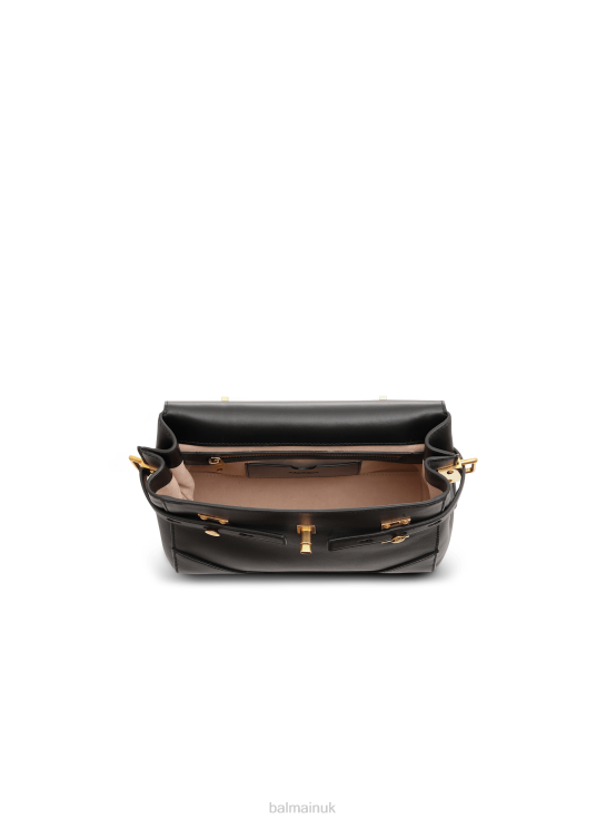 Accessories D0022486 Black Balmain Women Leather B-Buzz 23 Bag