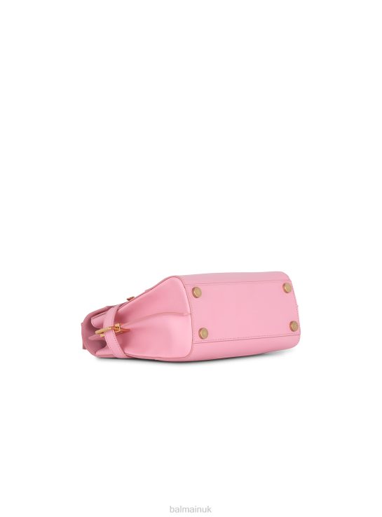 Accessories D0022497 Pink Balmain Women Quilted Leather B-Buzz 23 Bag