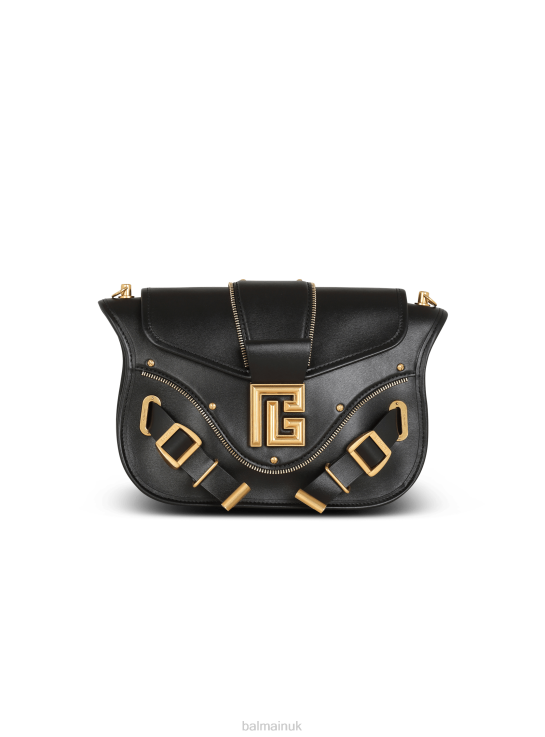 Accessories D0022433 Black Balmain Women Smooth Leather Blaze Bag