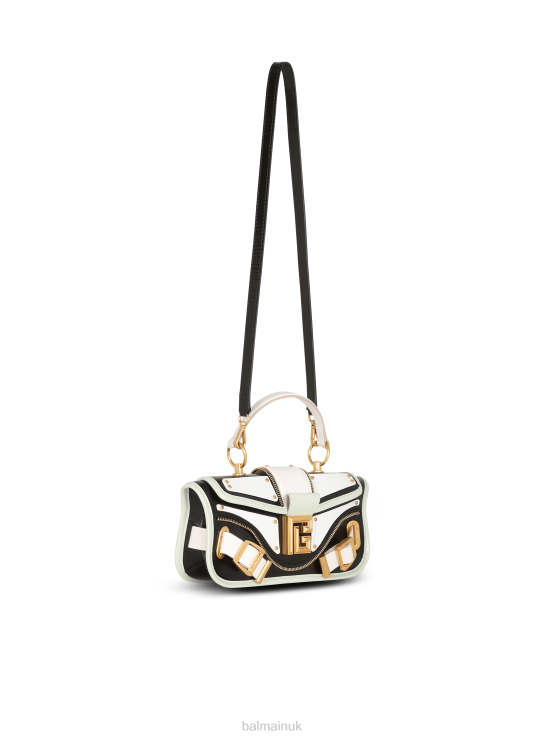 Accessories D0022440 Multicolor Balmain Women Blaze Clutch Bag In Smooth Multicoloured Leather