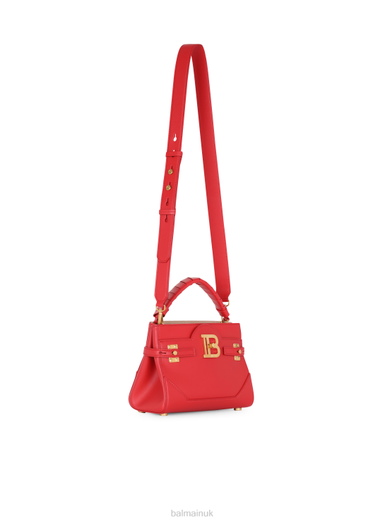 Accessories D0022472 Red Balmain Women B-Buzz 22 Top Handle Leather Bag