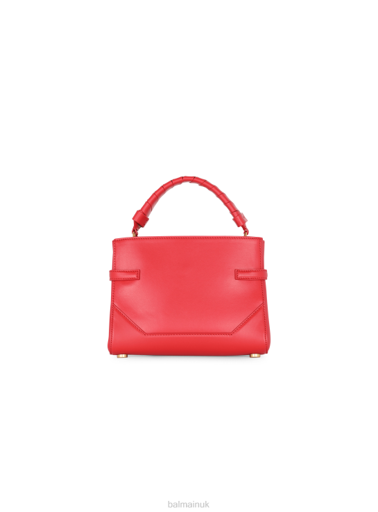 Accessories D0022472 Red Balmain Women B-Buzz 22 Top Handle Leather Bag