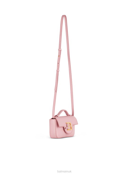 Accessories D0022455 Pink Balmain Women B-Buzz Mini Smooth Leather Bag