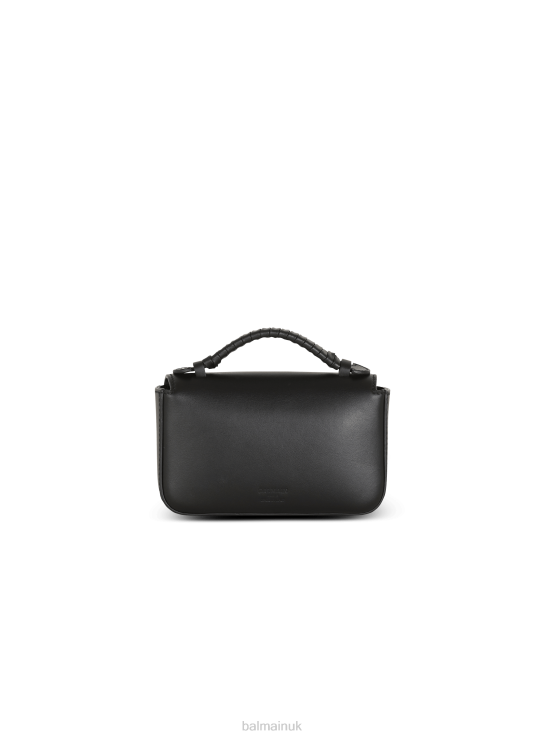 Accessories D0022467 Black Balmain Women Smooth Leather B-Buzz Mini Bag