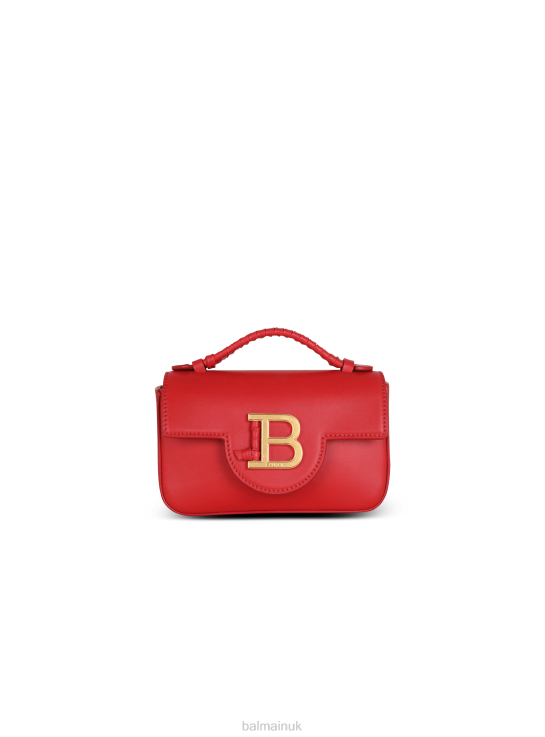 Accessories D0022469 Red Balmain Women Smooth Leather B-Buzz Mini Bag