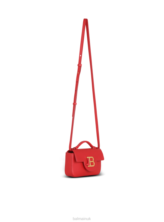 Accessories D0022469 Red Balmain Women Smooth Leather B-Buzz Mini Bag