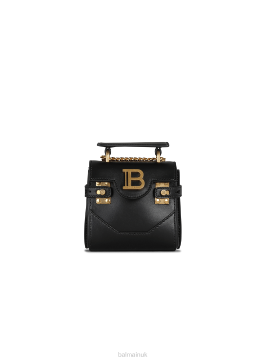 Accessories D0022500 Black Balmain Women Leather B-Buzz Mini Bag