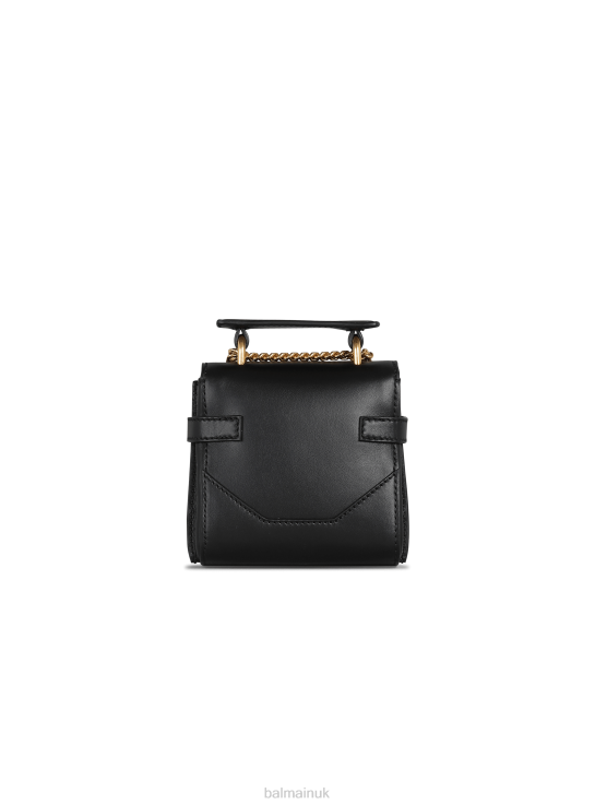 Accessories D0022500 Black Balmain Women Leather B-Buzz Mini Bag