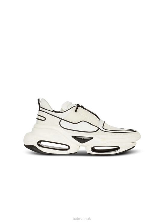 Footwear D0022609 White Balmain Women Leather B-Bold Low-Top Sneakers