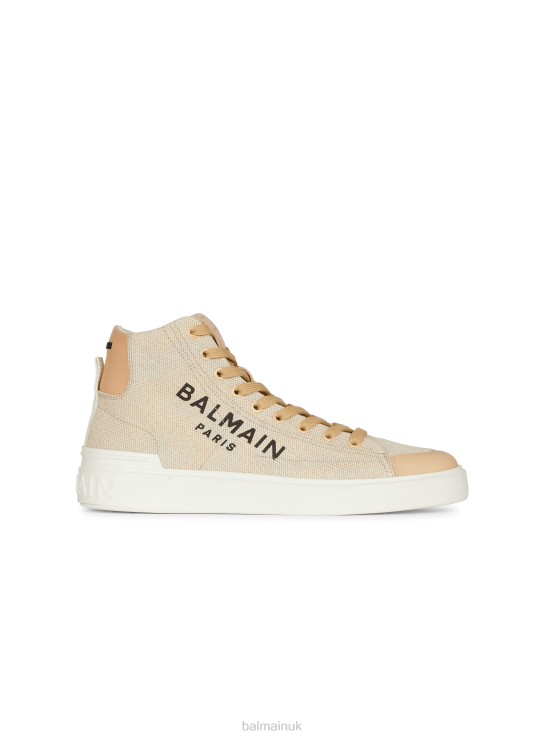 Footwear D0022618 Beige Balmain Women B-Court Sneakers