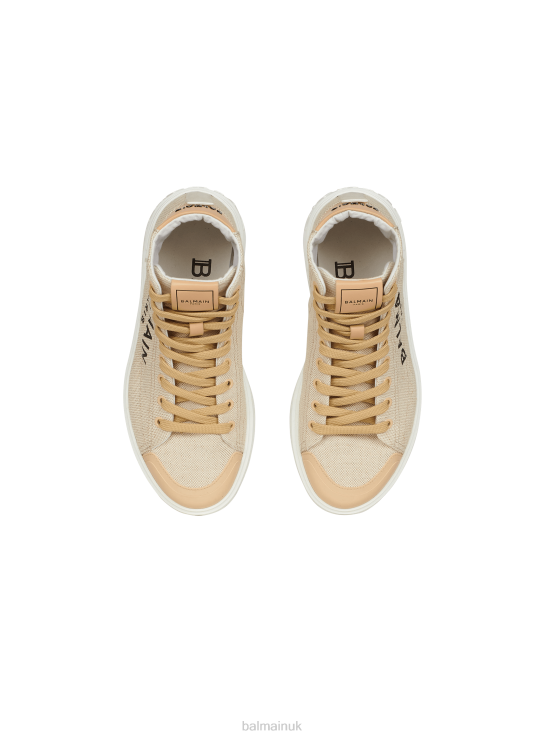 Footwear D0022618 Beige Balmain Women B-Court Sneakers