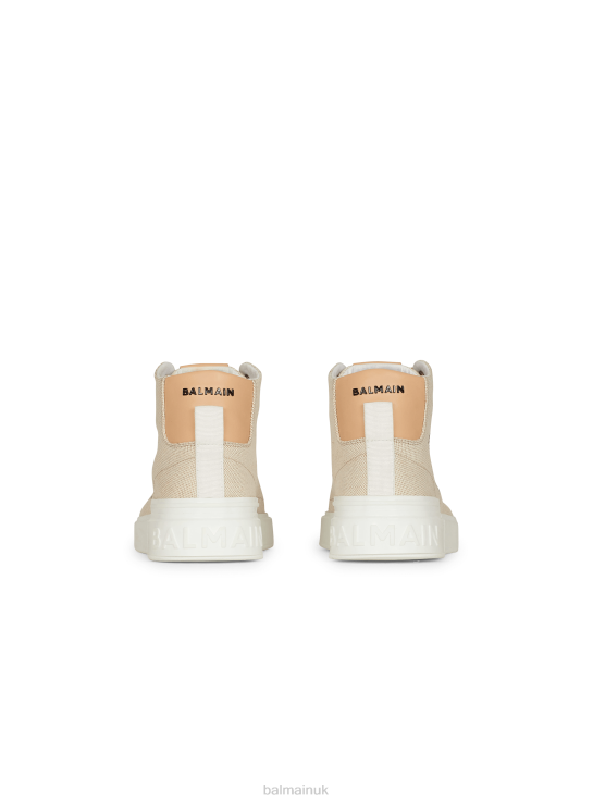 Footwear D0022618 Beige Balmain Women B-Court Sneakers