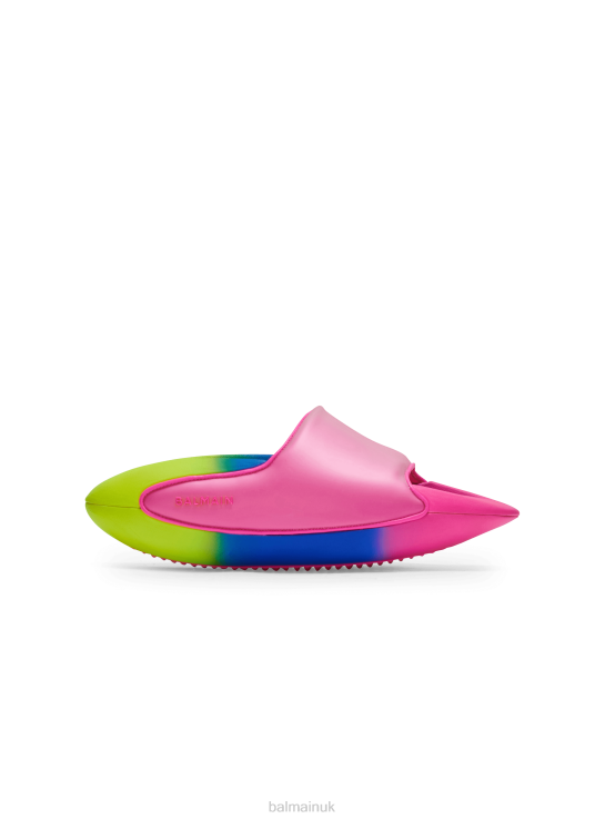 Footwear D0022626 Multicolor Balmain Women B-It Mules In Pvc